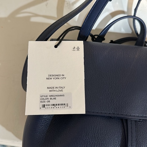 NWT - Mansur Gabriel crossbody mini soft lady bag - Navy - Picture 5 of 9